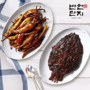 반찬단지 깻잎무침 1kg + 고추무침 1Kg