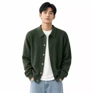 [리미드]남성 하찌 카라넥 니트 아우터 자켓 DMC-CA-QCC935