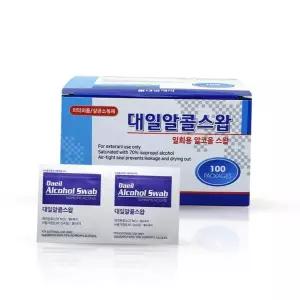 알콜스왑 대일제약 알콜솜 알콜티슈 소독솜 100매