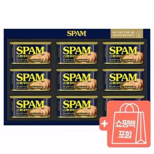 스팸 CJ 제일제당 클래식 8호 + 쇼핑백 선물세트 명절 추석 설날 127369