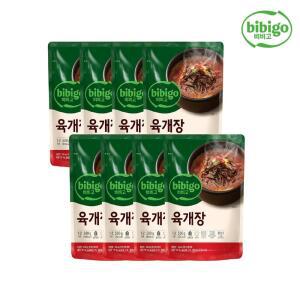 비비고 육개장 소고기 간편식 500G 8개