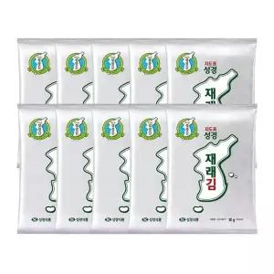 [지도표성경김 본사] 재래 전장김 30g x 10봉