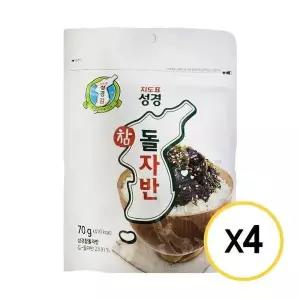 [셀러허브]성경김 돌자반 70g x 4개 (S50833410)