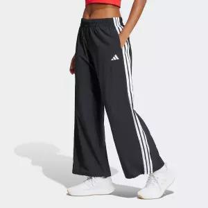 아디다스 ADIDAS 에센셜 3S 라이프스타일 우븐 파라슈트 팬츠 - 블랙 JE1306
