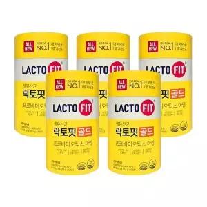[종근당건강] 락토핏 생유산균 골드 5X 2g x 50포 5통 hism