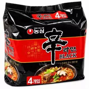 농심 신라면블랙(멀티팩) 134g X 4 X 8묶음 (32개입)