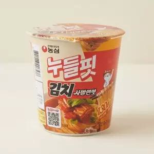 농심 누들핏 김치사발면맛 37.5g X 8개