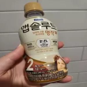 앱솔루트액상분유 프리미엄 명작 12개월부터 24개월까지 240ml + 니플 세트, 6개