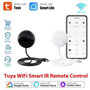 스마트 홈 자동화를 위한 Tuya WiFi IR 리모컨 라이프 앱 범용 적외선 Alexa Google Home과 호환