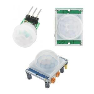 HC-SR501 AM312 Arduino 용 IR 초전기 적외선 미니 소형 모듈 모션 센서 감지기 브래킷 조정