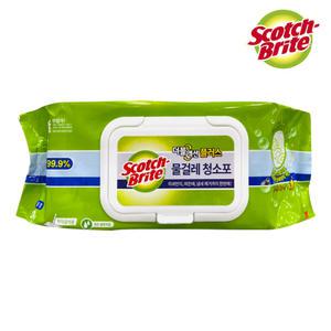 스카치브라이트 더블액션 물걸레 청소포 대형 20매 청소 물티슈 바닥