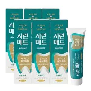 시린메드 검케어민트 치약 잇몸에 좋은 치약 100g 6개