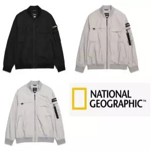 내셔널지오그래픽 NATIONAL GEOGRAPHIC 내셔널 지오그래픽 남녀공용 로우머스 항공점퍼 N241UJP020