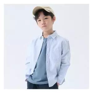 [그루부라임키즈]유니) C100 코튼 옥스퍼드 긴팔 셔켓 (LIARCJV791P)