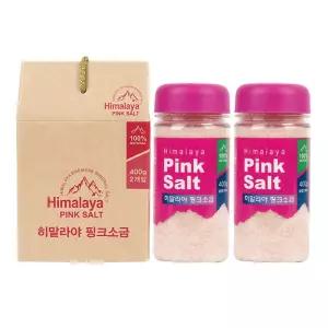 MUSO 핑크소금 선물세트 400g x 2개입 (고운소금)
