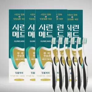 부광약품 시린메드 검케어 치약 125gx6개+칫솔6개