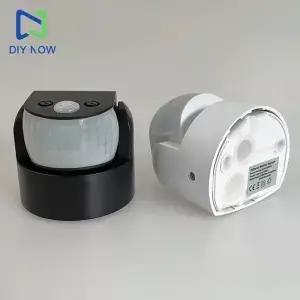 자동 PIR 적외선 모션 센서 AC 220V-240V 감지기 이중 프로브 유도 운동 전등 스위치 야외 IP65 180도