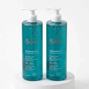 [피지말끔/약산성] 아벤느 클리낭스 클렌징 젤 400ml 더블 기획