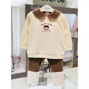 [압소바](하남점)[26년FW 임신출산백일돌조카선물]블랑 상하(AB2672SE06)크림