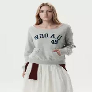 후아유 One-Shoulder Sweatshirt(F) WHMWG4923F