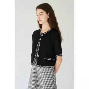 BCBG 하프슬리브 트위드 자켓 B3M3J105 1186998