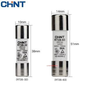 CHINT RT28-32 (RO15) 10X38 14X51 500V 2A 10A 세라믹 퓨즈 링크 코어 키트