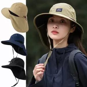 스코로 여름 캠핑용 썬캡 자외선 UV 차단 모자