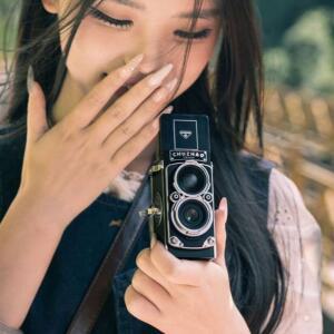 빈티지카메라 레트로카메라 디카 캠코더 고화질 LED 복고 엔틱 옛날 골드