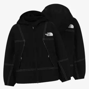 [매장판] 노스페이스 키즈 바람막이 자켓 1994 마운틴 경량 점퍼 등교룩 블랙 NJ3LS11S
