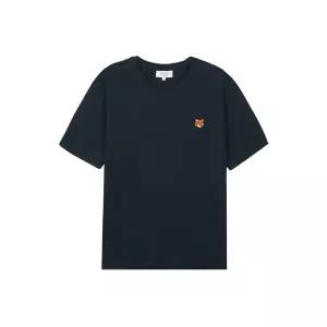 메종키츠네 남성 폭스 헤드 레귤러 티셔츠 클래식 네이비 PM00107KJ7026-0413