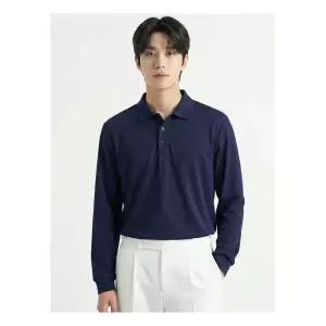 파라고나남여공용 클래식 무지 카라 긴팔티셔츠 A26T204 1236256