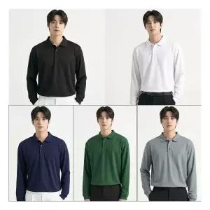 파라고나 남여공용 클래식 카라 긴팔 티셔츠 A26T204 1236262