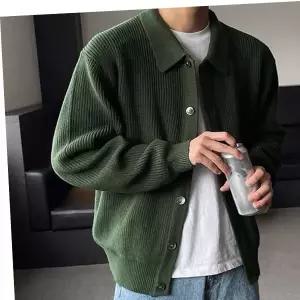남성 3컬러 베이직 남성가디건 간절기 하찌 니트 카라 니트가디건 가디건