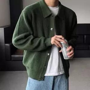 [셀러에이드]오픈 루즈핏 니트가디건 카디건 겨울 니트 숄 남성
