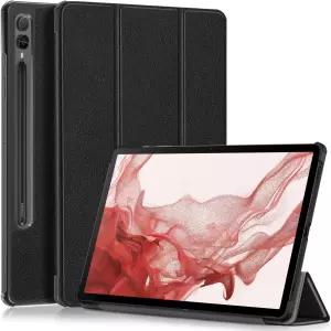 엘리트가젯 탭 S9 FE 플러스 12.4 SM-X610/X616 - 슬림 쉘 트라이폴드 스탠드 자동 웨이크/슬립 폴리오