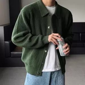 [하프클럽/모로엠]남성 하찌 카라넥 가디건 자켓 DMC-CA-QCC935