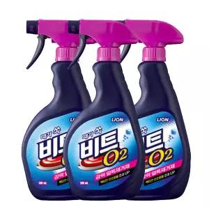 라이온 비트 O2 얼룩제거제 500ml 3개 / 전처리