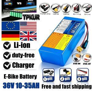 고용량 18650 36V 20Ah 12AH 10S6P 리튬 배터리 팩 대용량 48V 250-1500W 내장 BMS