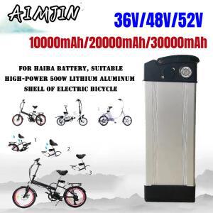 36/48V/52V 호환 10Ah/20Ah/30Ah 하이바 전기자전거 배터리 500W 1000W 고출력 18650 리튬 이온 팩