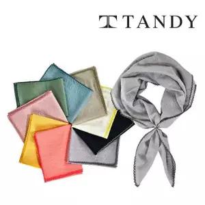 [탠디][탠디] TANDY 솔리드코튼쁘띠 손수건 스카프