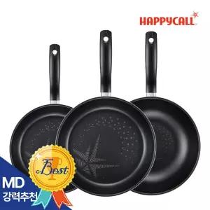 해피콜 올 뉴 컴포트 다이아몬드 IH 인덕션 후라이팬 3종 A세트(24팬+28팬+28웍) {QHJ}