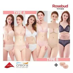 {백화점 상품} [방송히트]비비안 로즈버드 150-3 스킨누디 노와이어 브라팬티세트 7종 496119