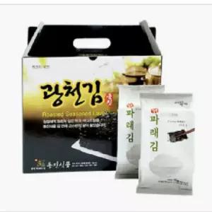 광천김 선물세트 파래 식탁김15g 12봉지 조미김 명절 추석 설날 단체 답례품