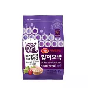 밥이보약 고양이 고양이사료 건강고민 별 맞춤 사료 하림펫푸드 걱정없는 헤어볼 3.4kg