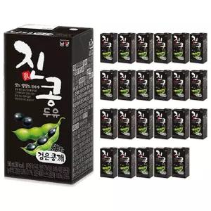 검은콩깨두유 진콩검은콩깨두유 진콩 진콩두유 남양유업 두유 190mlX24팩