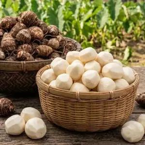 [죽곡토란]곡성 유기농 깐토란 1kg,생토란2kg  / 26년 햇토란 수확