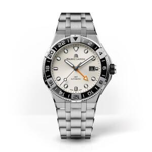 [모리스 라크로와]모리스라크로와 아이콘 GMT 남성용 오토매틱 43mm 메탈밴드 AI6158-SS002-130-1