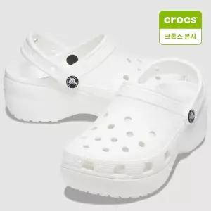 갤러리아 [크록스 본사][여성] 클래식 플랫폼 클로그 Whi 206750-100