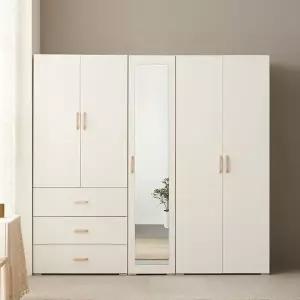 트리플 아델라 LPM 키큰장 도어 2000 거울 옷장세트