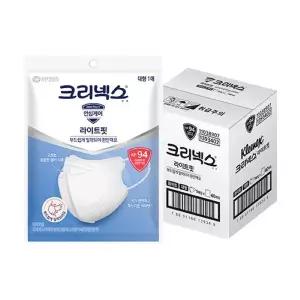크리넥스 KF-94 라이트핏 대형 화이트, 1개입, 40개
